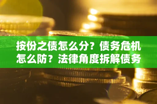 北京按份之债怎么分？债务危机怎么防？法律角度拆解债务分配与风险自保指南
