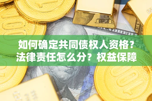 北京如何确定共同债权人资格？法律责任怎么分？权益保障技巧揭秘！