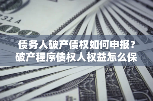 北京债务人破产债权如何申报？破产程序债权人权益怎么保障？