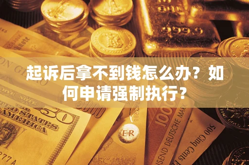 北京起诉后拿不到钱怎么办？如何申请强制执行？