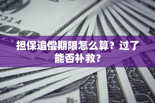 北京担保追偿期限怎么算？过了能否补救？