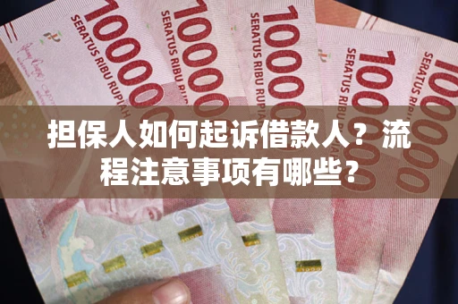 北京担保人如何起诉借款人？流程注意事项有哪些？